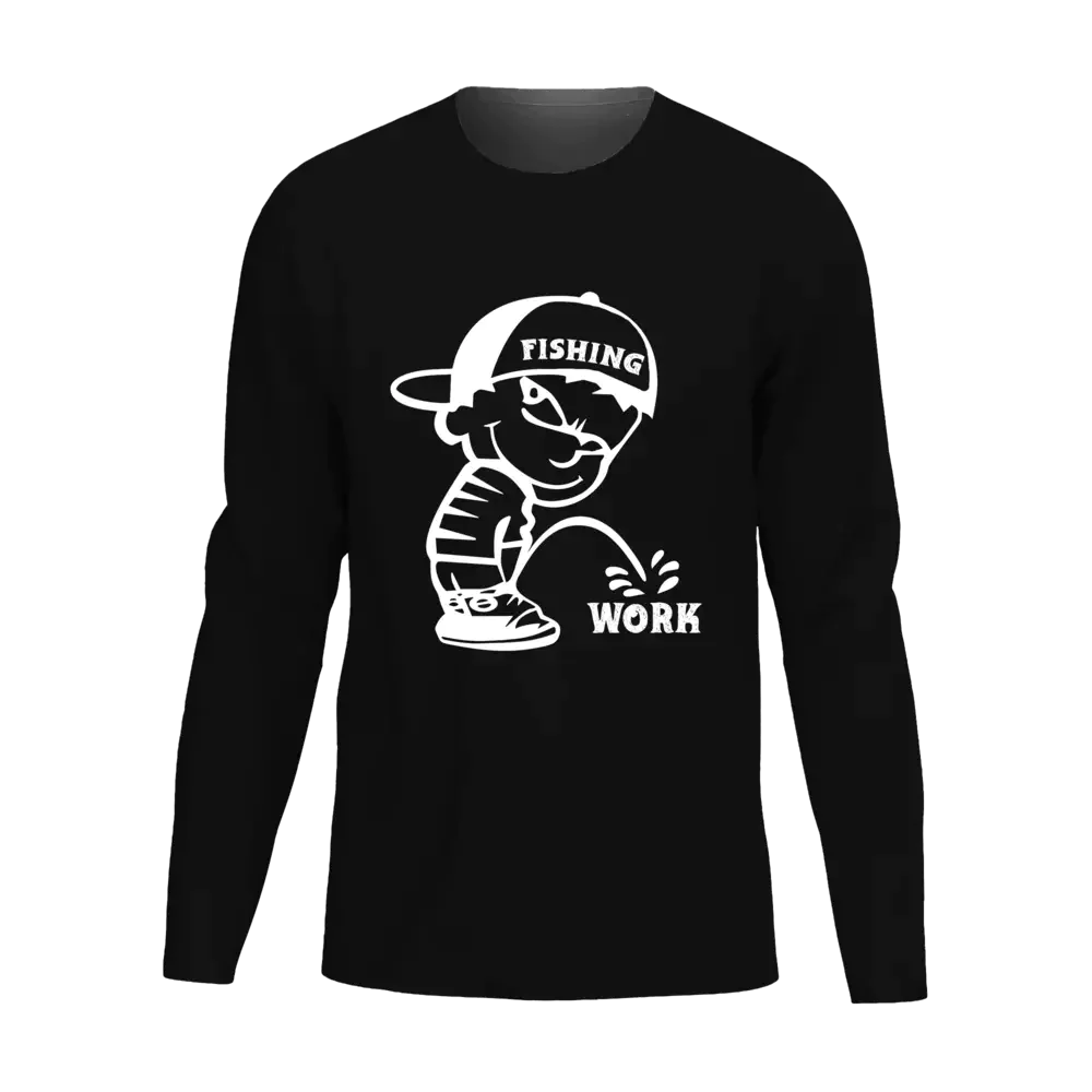 Fishing And Work Men Long Sleeve Shirt