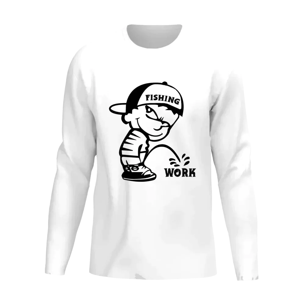 Fishing And Work Men Long Sleeve Shirt